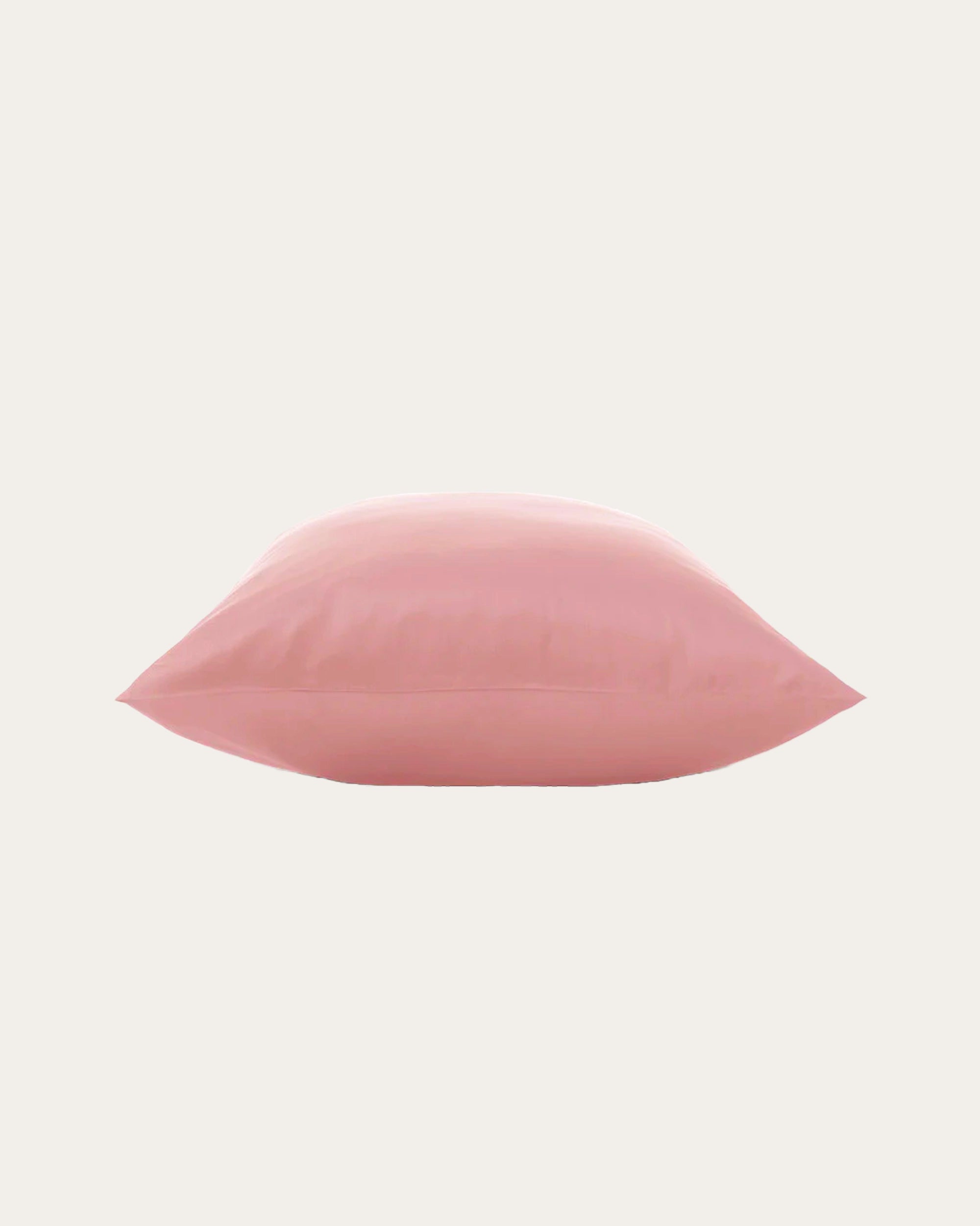 Elegant Oxford pillowcase in blossom pink satin, designed for restful sleep, soft texture, and timeless bedroom elegance.